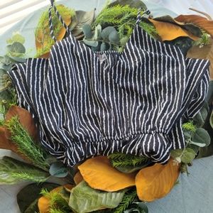 J for Justify Black and White Jumpsuit